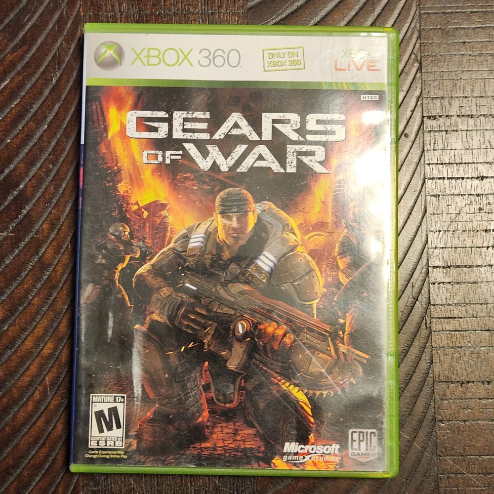 Gears‎ of War Xbox 360 Video Game Complete in Box Xbox Live Shooter